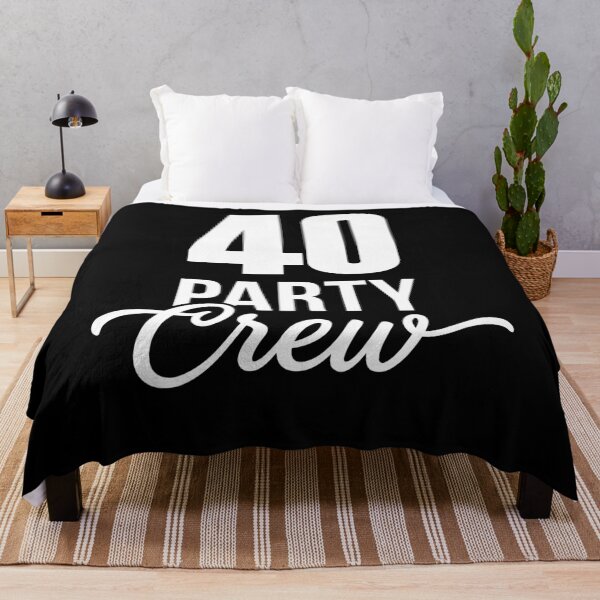 Item preview, 40 Years Party Crew for 40 Birthday Party with Friends designed and sold by Trenddesigns24.