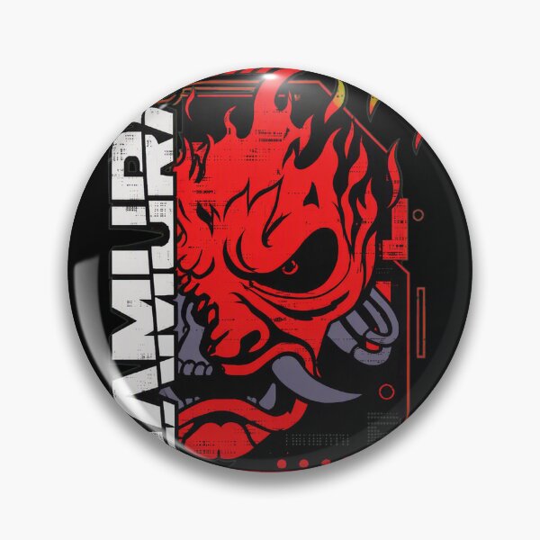 Item preview, Cybers Samurais Masks Fire Glitch designed and sold by EmericHawthorn.