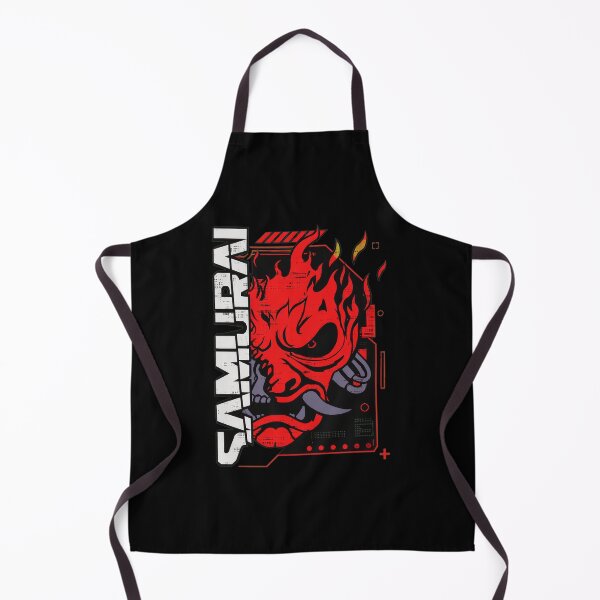 Item preview, Cybers Samurais Masks Fire Glitch designed and sold by EmericHawthorn.