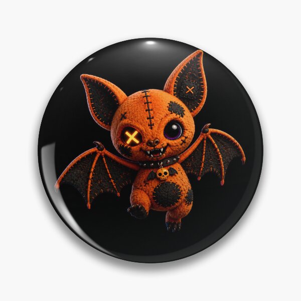 Item preview, Batsy - Spooky Orange Bat designed and sold by TitiaDesign.