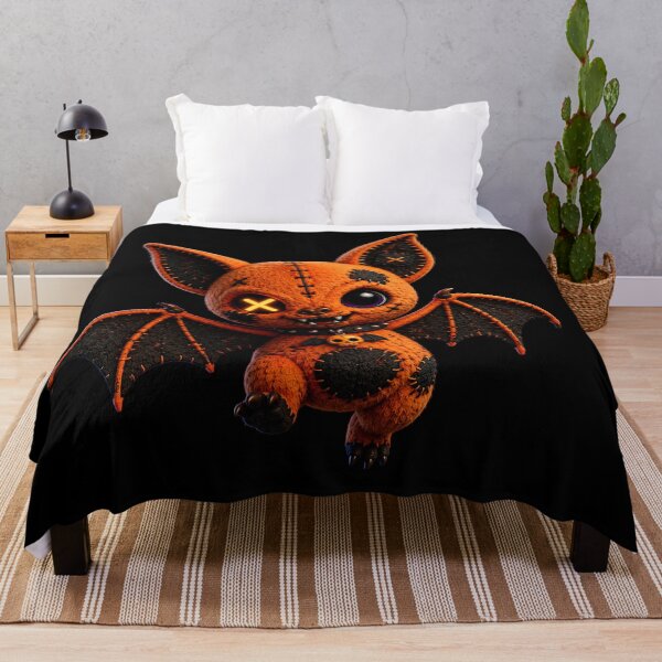 Item preview, Batsy - Spooky Orange Bat designed and sold by TitiaDesign.