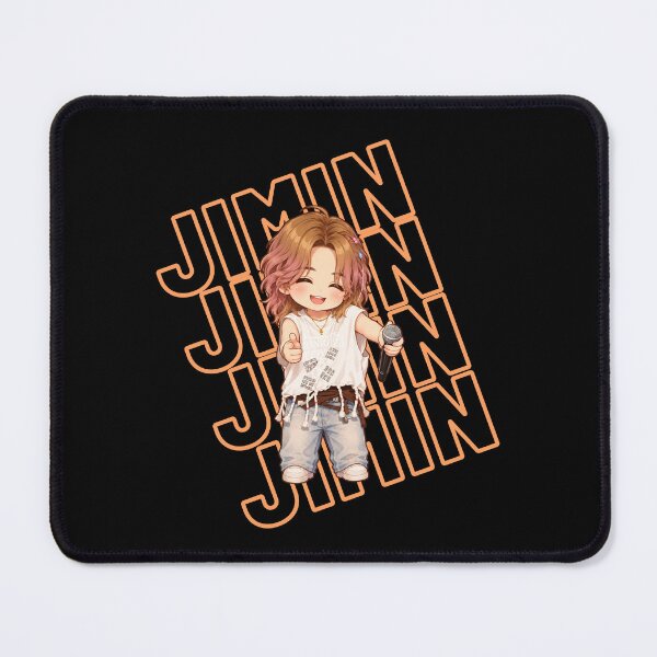 Item preview, BTS arirang - Jimin - cute chibi - braided shirt golden hair designed and sold by moteesshop.
