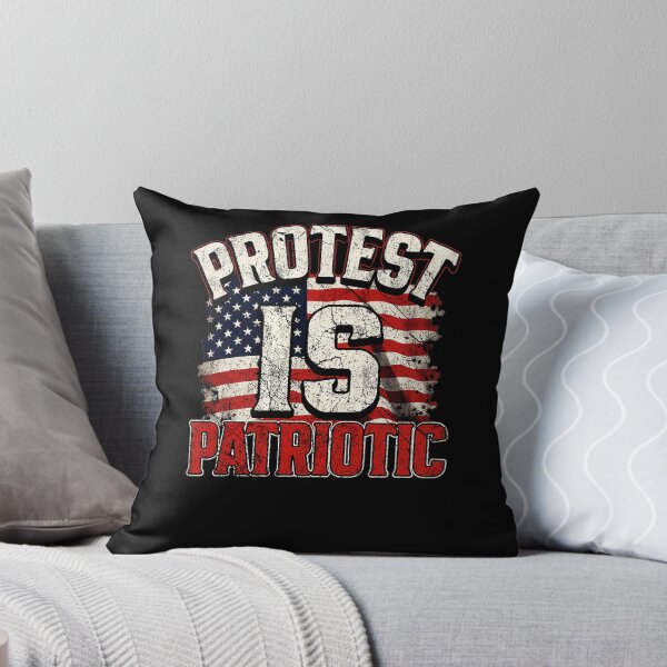 Item preview, Protest Is Patriotic Vintage American Flag Political Protest Design designed and sold by JapanAnimeSH2.