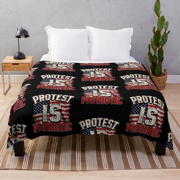 Item preview, Protest Is Patriotic Vintage American Flag Political Protest Design designed and sold by JapanAnimeSH2.