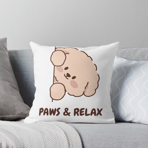 Item preview, Paws & Relax – Cute Cozy Dog Pun Design designed and sold by Ceylo Art.