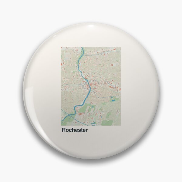 Item preview, Rochester Minimalistic Map Art designed and sold by MapsNerd.