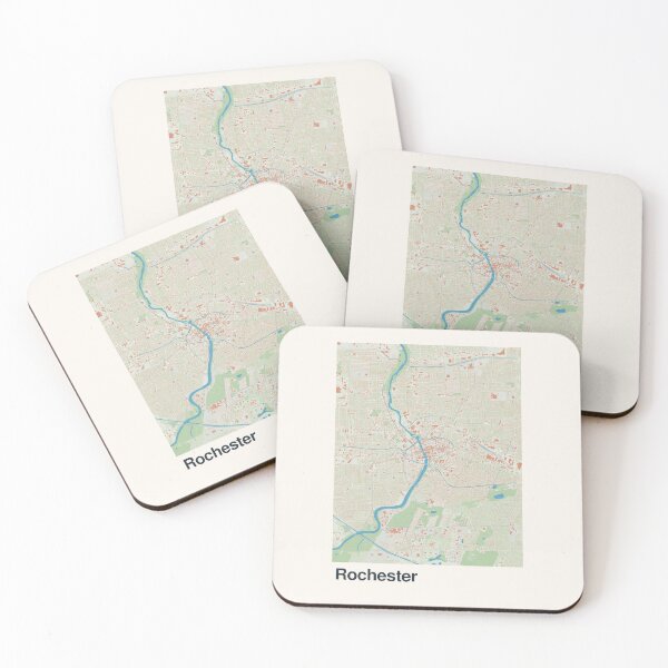 Item preview, Rochester Minimalistic Map Art designed and sold by MapsNerd.