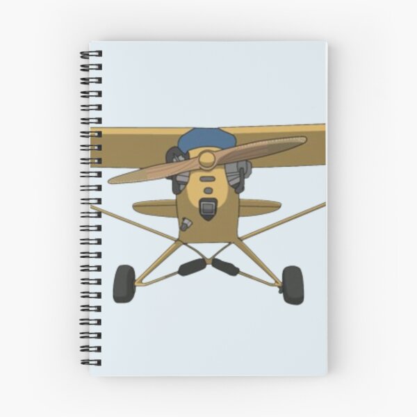 Item preview, piper cub front view yellow aeroplane 65 knots designed and sold by PilotandPlane.