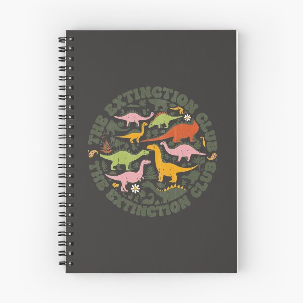 Item preview, The Extinction Club Sarcastic Dinosaurs 70s Stamp designed and sold by Shyla Marsare.