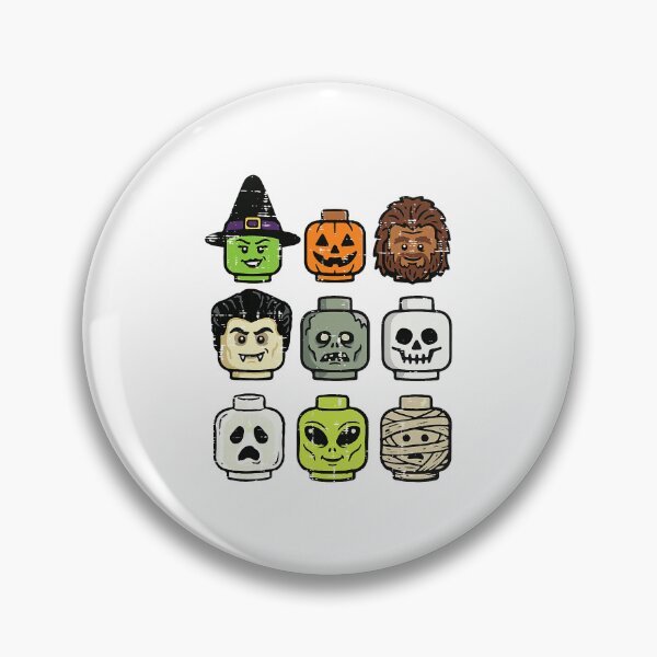 Item preview, Halloween Building Block Heads Monster Costume Kids designed and sold by cerima.