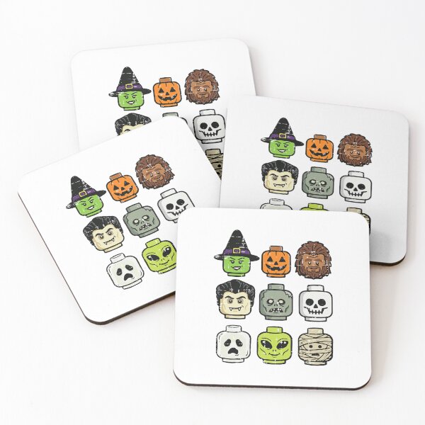 Item preview, Halloween Building Block Heads Monster Costume Kids designed and sold by cerima.