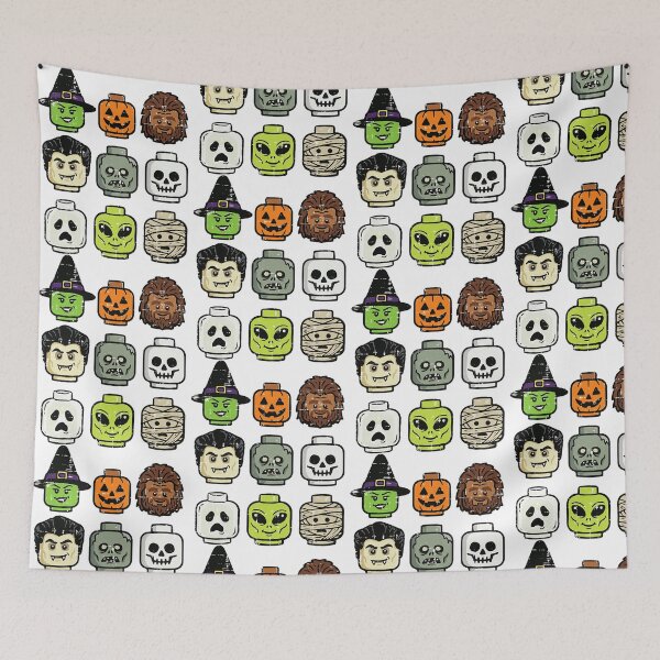 Item preview, Halloween Building Block Heads Monster Costume Kids designed and sold by cerima.