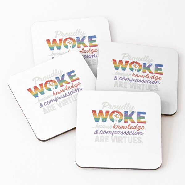 Item preview, Proudly Woke Knowledge And Compassion Vintage Social Awareness Design designed and sold by JapanAnimeSH1.