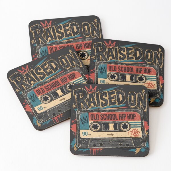 Item preview, Raised On Old School Hip Hop Retro Cassette designed and sold by legendaryskins.