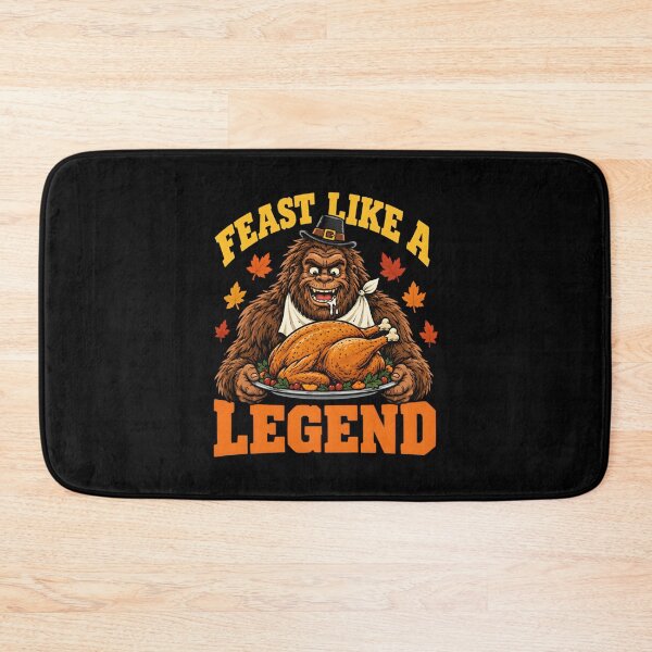 Item preview, Feast Like A Legend Bigfoot Thanksgiving Sasquatch Turkey designed and sold by clothesy7.