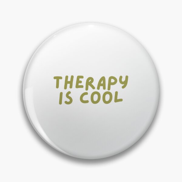 Item preview, Therapy Is Cool | Mental Health designed and sold by The Turquoise Brush.