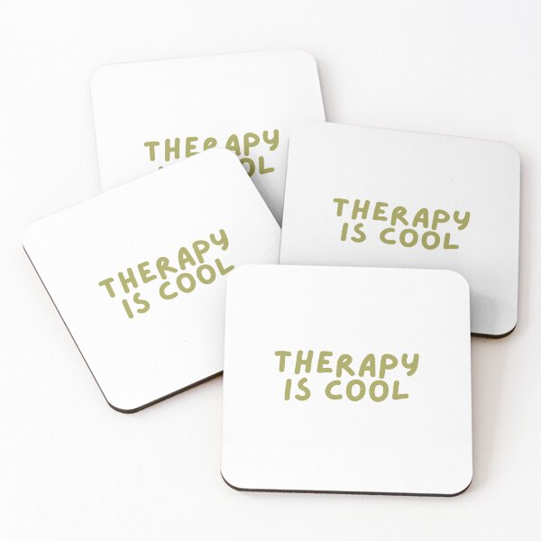 Item preview, Therapy Is Cool | Mental Health designed and sold by The Turquoise Brush.
