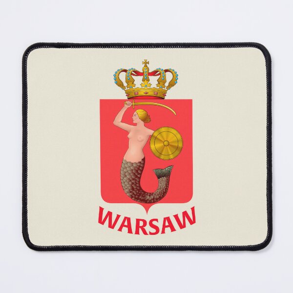Item preview, Warsaw Coat of Arms Poland Heritage designed and sold by Retr0Tshirts.