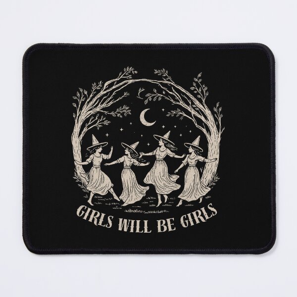 Item preview, Girls Will Be Girls Dancing Witches Moonlit Forest designed and sold by cerima.