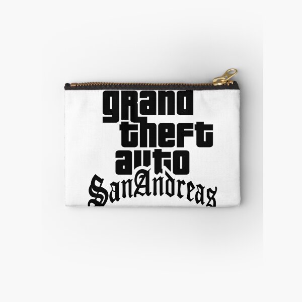Item preview, GTA Grand Theft Auto Logo San Andreas SA Black designed and sold by BubblePopRed.