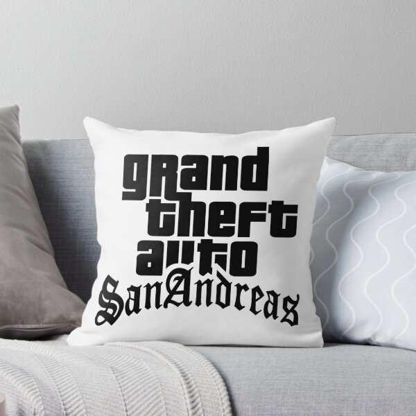 Item preview, Logotipo de GTA Grand Theft Auto San Andreas SA Negro designed and sold by BubblePopRed.
