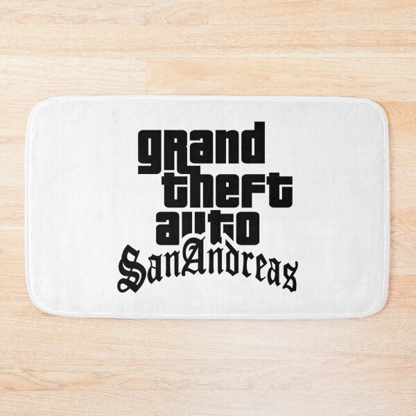 Item preview, GTA Grand Theft Auto Logo San Andreas SA Black designed and sold by BubblePopRed.