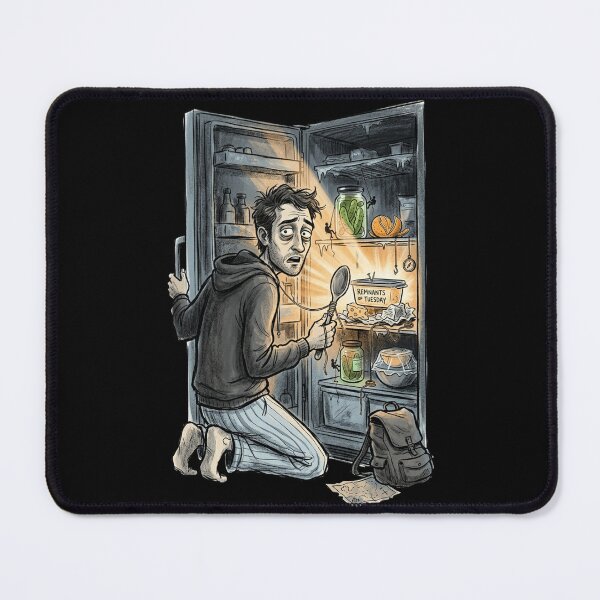 Item preview, Remnants Of Tuesday Funny Fridge Archaeology Night Owl Art designed and sold by mood-draftsman.