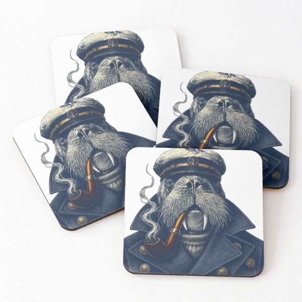 Item preview, captain walrus peacoat designed and sold by PhiloDoh.