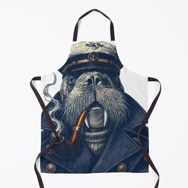 Item preview, captain walrus peacoat designed and sold by PhiloDoh.