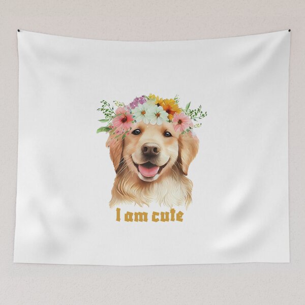 Item preview, Cute golden retriever dog designed and sold by stormk10.