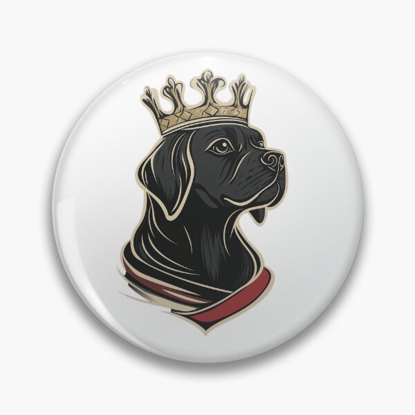 Item preview, Royal Black Dog King Crown designed and sold by Mhop2.