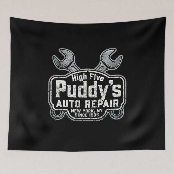 Item preview, Puddy's Auto Repair Vintage Garage New York Mechanic Design designed and sold by JapanAnimeSH1.