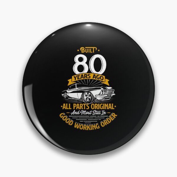 Item preview, Funny 80th Birthday Classic Car Lover Gift designed and sold by thefirstbroo.