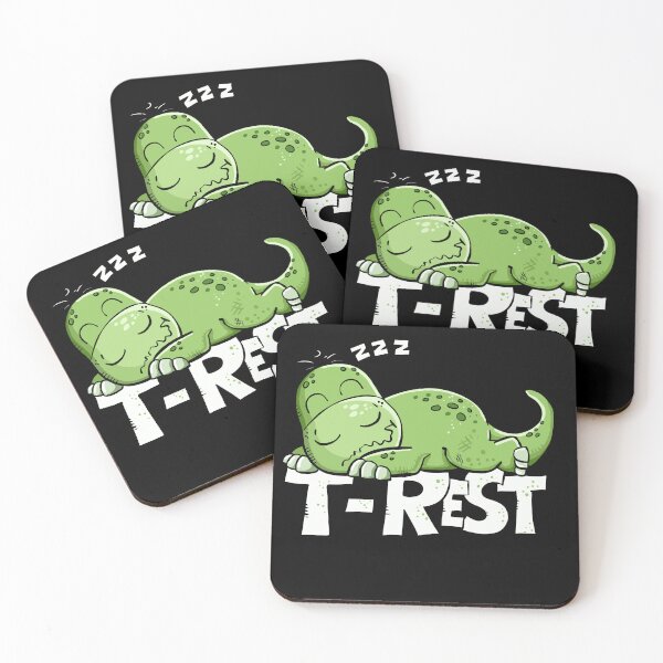 Item preview, T-Rest Sleeping Dinosaur I Funny Dino Pun designed and sold by modartis.