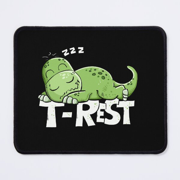 Item preview, T-Rest Sleeping Dinosaur I Funny Dino Pun designed and sold by modartis.