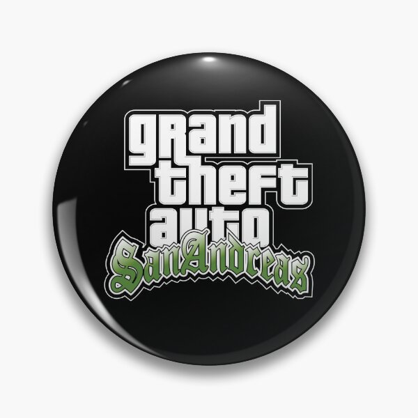 Item preview, GTA Grand Theft Auto Logo San Andreas SA Grove Street designed and sold by BubblePopRed.