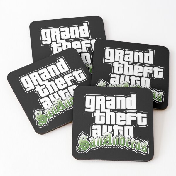 Item preview, GTA Grand Theft Auto Logo San Andreas SA Grove Street designed and sold by BubblePopRed.