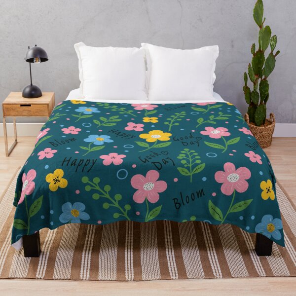Item preview, Cute Colorful Meadow Flowers Floral Pattern Design designed and sold by DiNata.