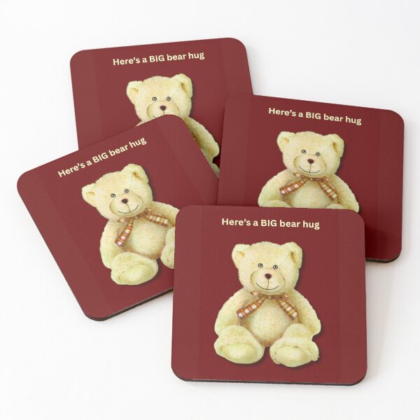 Item preview, Here's A BIG Bear Hug, Drawing of Teddy Bear designed and sold by JoyfulWhimsy.