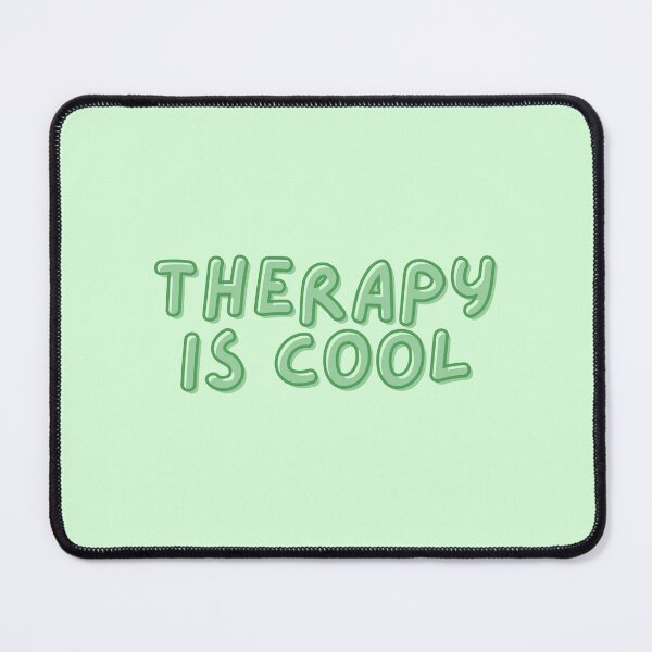Item preview, Therapy Is Cool | Mental Health designed and sold by The Turquoise Brush.