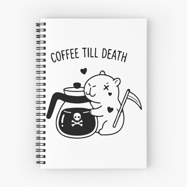 Item preview, Café hasta la muerte - Lindo capibara de la Parca designed and sold by Brexmore3.