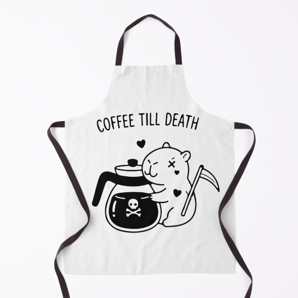 Item preview, Coffee Till Death - Cute Grim Reaper Capybara designed and sold by Brexmore3.