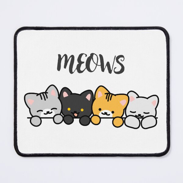 Item preview, Meows – Cute Kawaii Cats Design designed and sold by Ceylo Art.