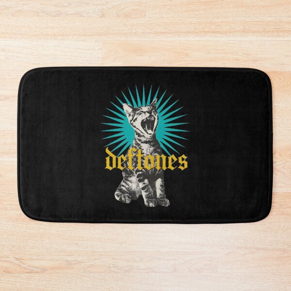 Item preview, Deftoness Yawnings Kittens Teal Sunburst Rock Band designed and sold by EmericHawthorn.
