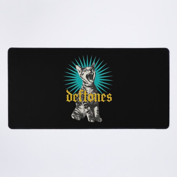 Item preview, Deftoness Yawnings Kittens Teal Sunburst Rock Band designed and sold by EmericHawthorn.