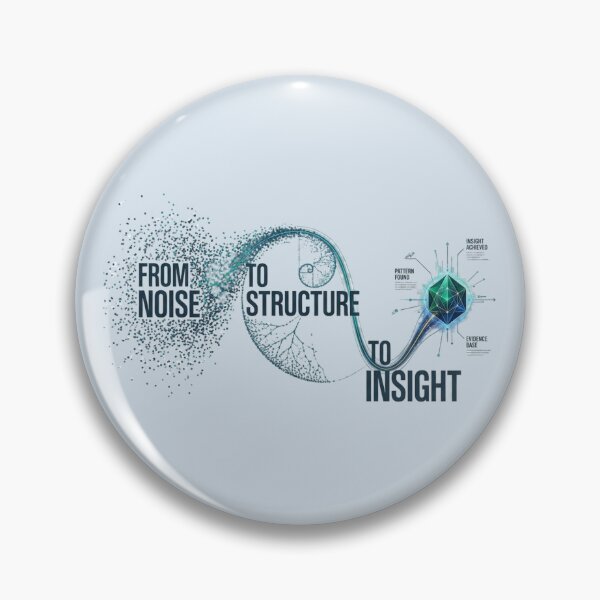 Item preview, Patterns Become Insight Data Science Data Analytics Design designed and sold by Amr Darwish Graphic designer.