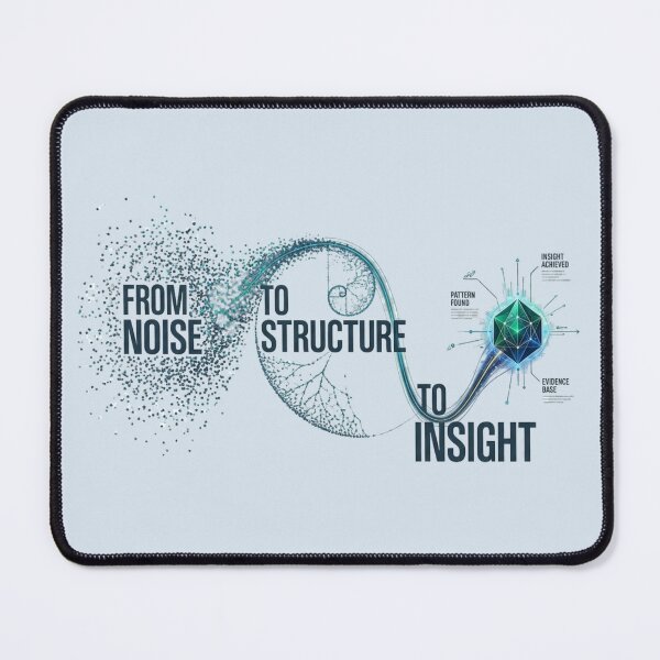 Item preview, Patterns Become Insight Data Science Data Analytics Design designed and sold by Amr Darwish Graphic designer.