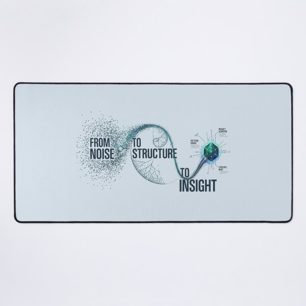 Item preview, Patterns Become Insight Data Science Data Analytics Design designed and sold by Amr Darwish Graphic designer.