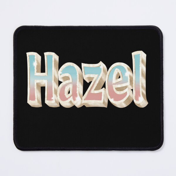 Item preview, Hazel Name in Blue and Coral with a Glam Style designed and sold by AloraDawnEve.