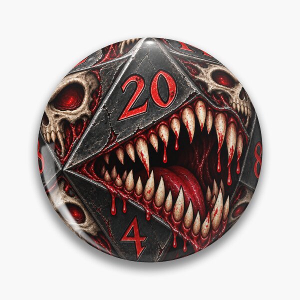 Item preview, Skull Maw Twenty-Sided Die designed and sold by PigeonVerse.
